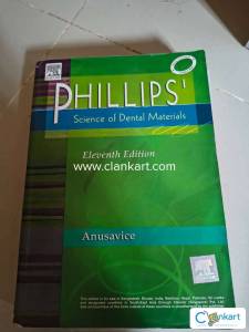 Phillips science of dental material (11th edition)