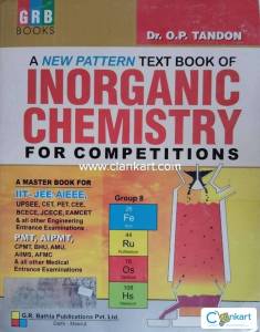 Physical Chemistry-OP Tandon + Inorganic Chemistry OP Tandon-JEE