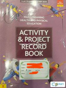 Physical and mental education activity and project record book