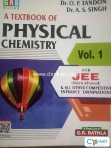 Physical chemistry by Dr O. P. Tandon for JEE mains and advanced