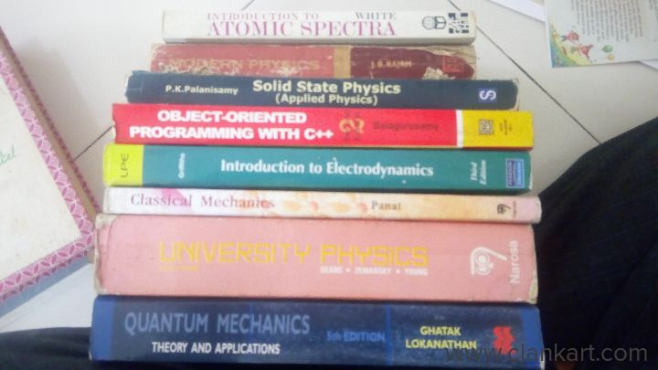 Many Physics books at Rs 50 each for MSc PhD