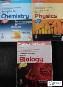 Physics,Chemistry,Biology by Lakhmir Singh & Manjit kaur(set of 3)