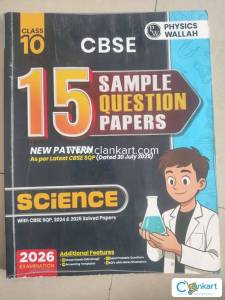 PhysicsWallah 15 Sample QuestionPapers for 2026 Exam- Science Class 10
