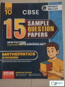 PhysicsWallah 15 Sample Question Paper for 2026 Exam- Maths Class 10