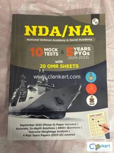 PhysicsWallah NDA/NA Mock Tests and Previous year Papers, OMR SHEETS