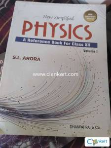 Physics 2024 edition S.L.ARORA FOR CLASS 12 WITH SET OF 2