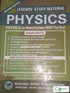 Physics 2nd pu legend