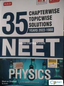 Physics 35 years NEET PYQS book