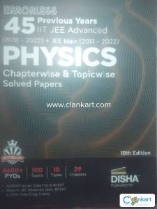Physics 45 previous years IIT JEE MAINS AND ADVANCED