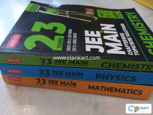 Physics Chemistry Maths 23 years of JEE Mains Solved paper 2002-2024