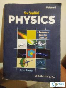 Physics Class XII  S.L Arora Volume 1