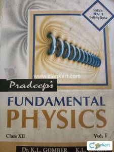 Physics Fundamentals Pradeep's (Vol-1) Class 12th