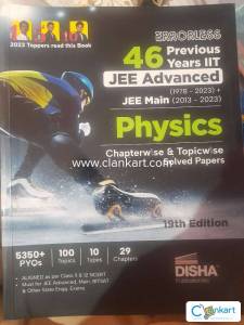 Physics Jee mains pyq + Jee advanced pyq (Disha Publication)