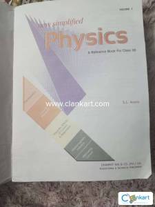 Physics S.L.Arora class 12th volume 1