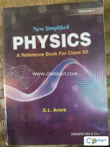 Physics S.L. ARORA vol 1  for class 12