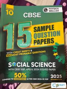Physics Wallah Class 10 15 Sample Question Paper Book