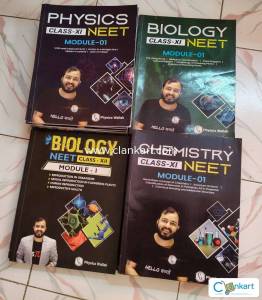 Physics Wallah full set modules with explanation book class 11 and 12