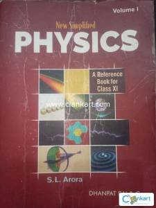 Physics  S.L.Arora  Vol -I & Vol-II  11th standard