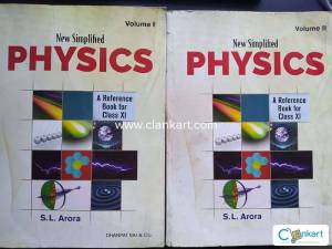 Physics - SL Arora Class 11 (vol 1&2)