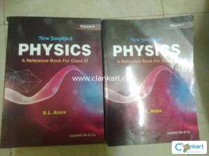 Physics by S.L. Arora vol-1 and vol-2  for class 11
