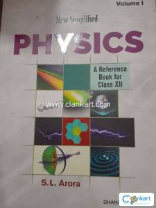 Physics by sl arora volume-1 class 12th,competitive exams
