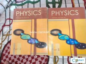 Physics class 12 ncert  part 1 and part 2