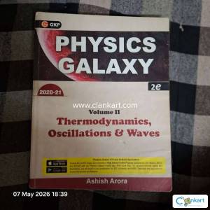 Physics galaxy thermodynamics oscillation and wave for JEE mains adv