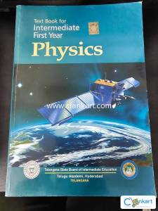 Physics text book inter 1st year telangana