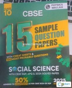 Physics wallah 15 sample paper of social science for class 10th