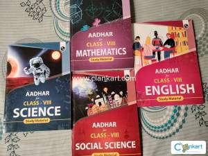 Physics wallah Aadhar books for class 8th 4 subject books