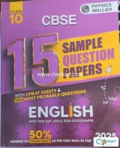 Physics wallah CBSE 15 sample question paper of english for class 10th