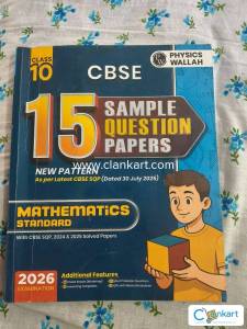Physics wallah class X Boards Decoded Maths standard sample paper