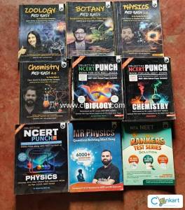 Physics wallah made easy and NCERT Punch physics, chemistry, biology