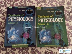 Physiology AK Jain Vol I and II