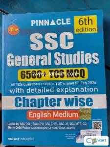 Pinnacle SSC General Studies ChapterWise English Medium 6th Edition