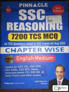 Pinnacle SSC REASONING 7200 TCS MCQ
