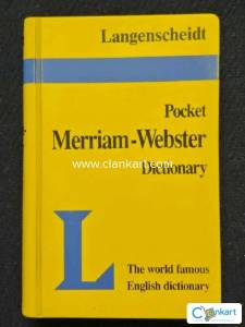 Pocket Merriam-Webster Dictionary By Langenscheidt