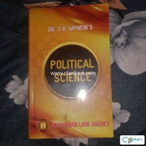 Political Science for B.A. and Law student by best author S.R.Myneni