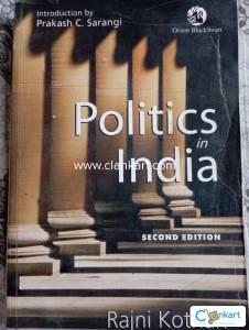 Politics in India by Rajni Kothari BA 1st year book