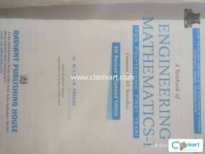Polytechnic first semester engineering mathematics textbook