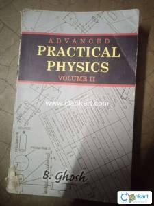 Practical physics volume 2 by B Ghosh