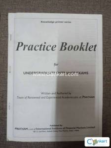 Practice Booklet for undergraduate entrance exams