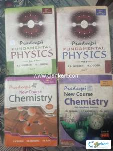 Pradeep's 11th Full Chemistry and Physics set Vol 1 and Vol 2