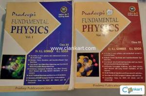 Pradeep's Fundamental Physics Vol-1,2 class 12  jee/neet/others