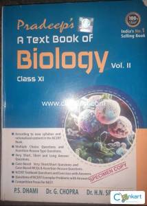 Pradeep's a textbook of biology Volume 2 Class 11