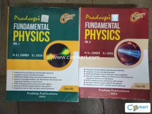 Pradeep's fundamental Physics Class 12 VOL 1,2 BOTH  NCERT 2025-2