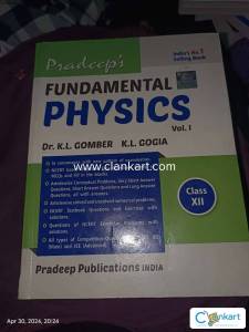 Pradeep Fundamental Physics Vol 1