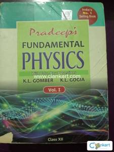 Pradeep Physics, Chemistry part 1or 2 for class 12