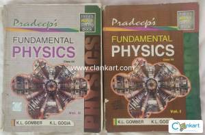 Pradeep Physics Class XII (Vol1+vol2) + Class XI (vol1 +vol2)