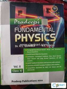 Pradeep book for 11 class part 1 and 2